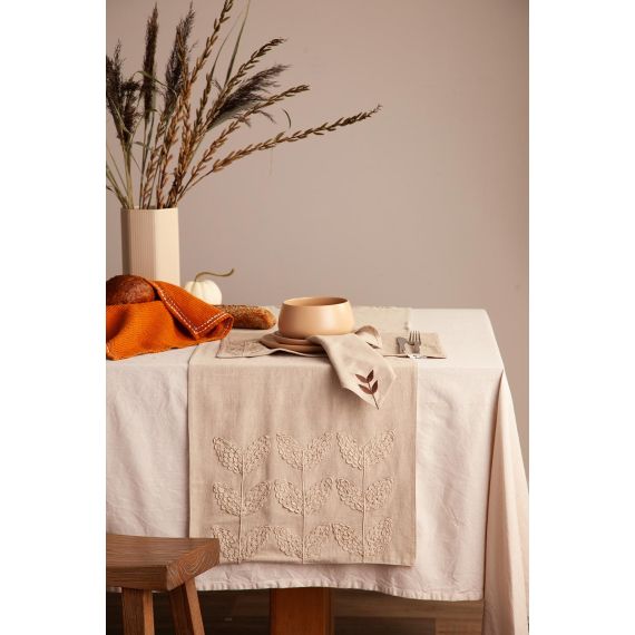 Салфетка сервировочная Desert leaf из коллекции Essential, 45х45 см, Tkano, изображение 2