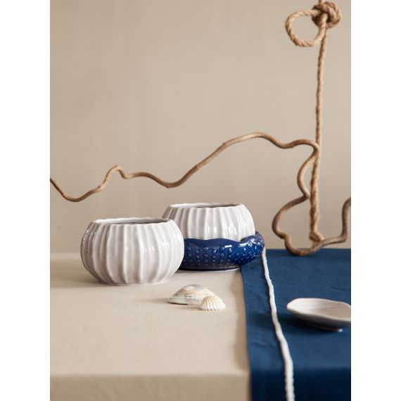 Набор из 2 сервировочных тарелок Corals синего цвета из коллекции Sea treasures, 360 мл, Tkano, изображение 6