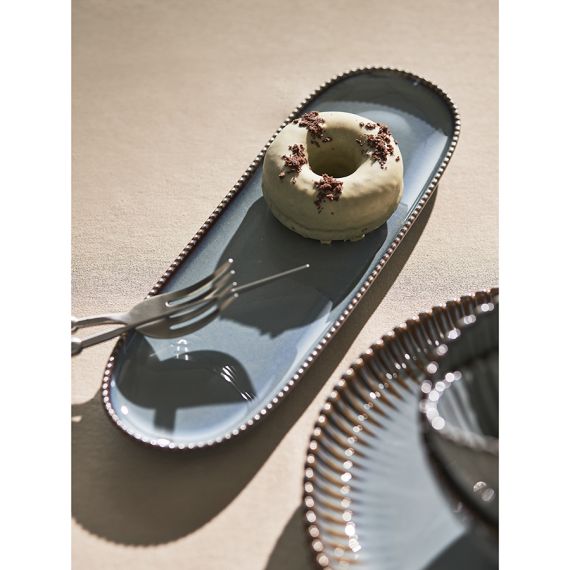 Овальное блюдо темно-серого цвета из коллекции Kitchen Spirit, Tkano, изображение 4