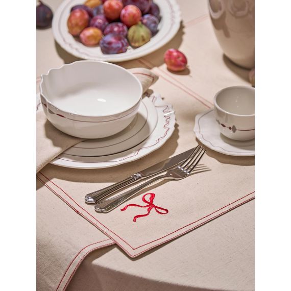 Салфетка под приборы Fancy Bows бежевого цвета из коллекции Essential, 35х45 см, Tkano, изображение 7