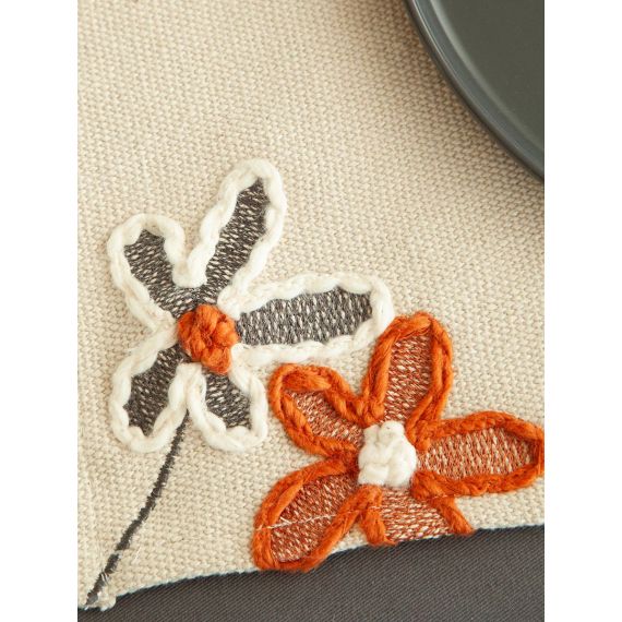 Салфетка под приборы Stone flowers из коллекции Ethnic, 33х48 см, Tkano, изображение 7