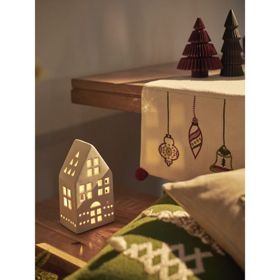 Дорожка с вышивкой Christmas decorations из коллекции New Year Essential, 45х150 см, Tkano, изображение 4