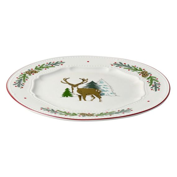 Набор из четырех тарелок Nordic winter из коллекции New Year Essential, ?23 см, Tkano, изображение 8