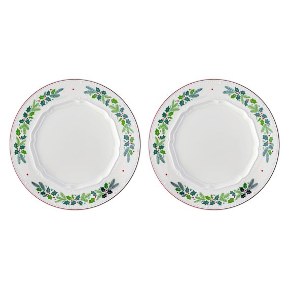 Набор из двух тарелок Nordic winter из коллекции New Year Essential, ?26,5 см, Tkano