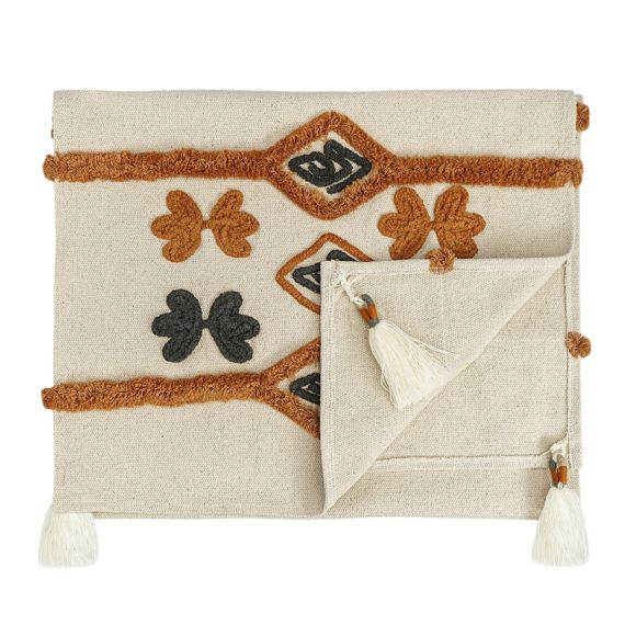 Дорожка на стол с вышивкой Abstract play из коллекции Ethnic, 45х150 см, Tkano