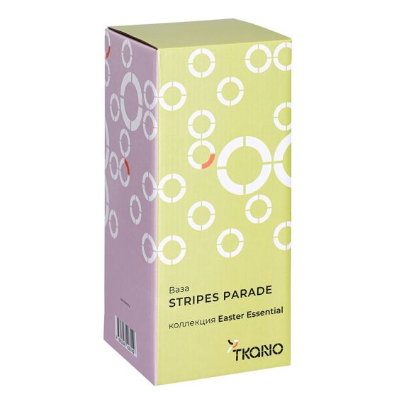 Ваза Stripes parade из коллекции Easter Essential, 25 см, Tkano, изображение 6