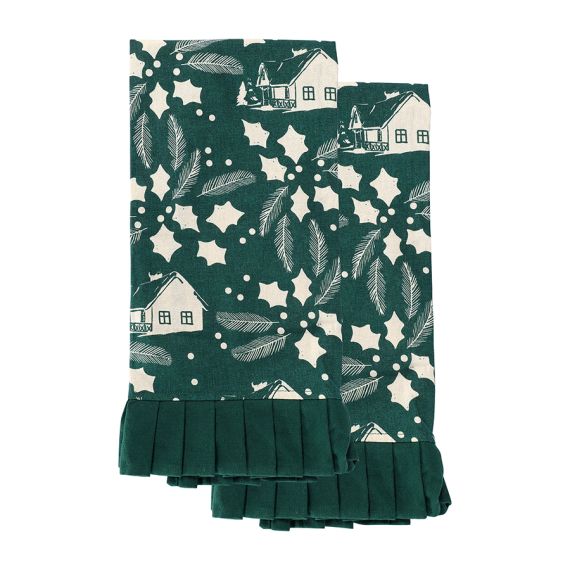 Набор кухонных полотенец Nordic winter из коллекции New Year Essential, 50х70 см, Tkano