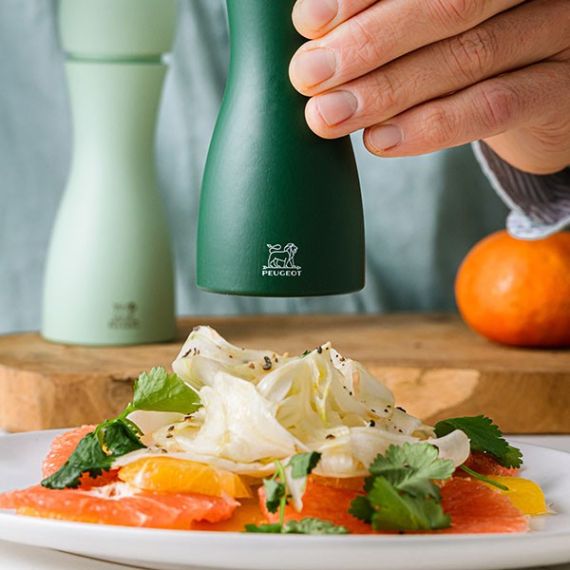 Набор из 2-х мельниц для специй 15 см, бук, цвет изумрудный/салатовый, TAHITI PEUGEOT, Франция, изображение 6