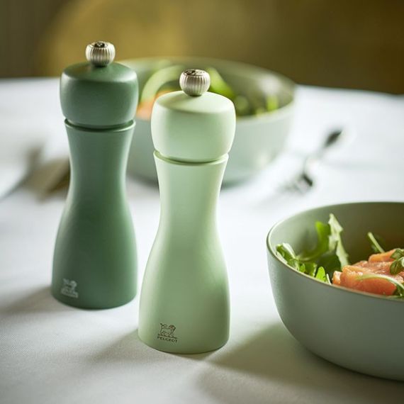 Набор из 2-х мельниц для специй 15 см, бук, цвет изумрудный/салатовый, TAHITI PEUGEOT, Франция, изображение 11