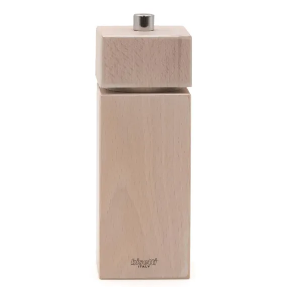 Мельница для перца h 16,5 см, бук, цвет белый, серия TRENTO, Bisetti