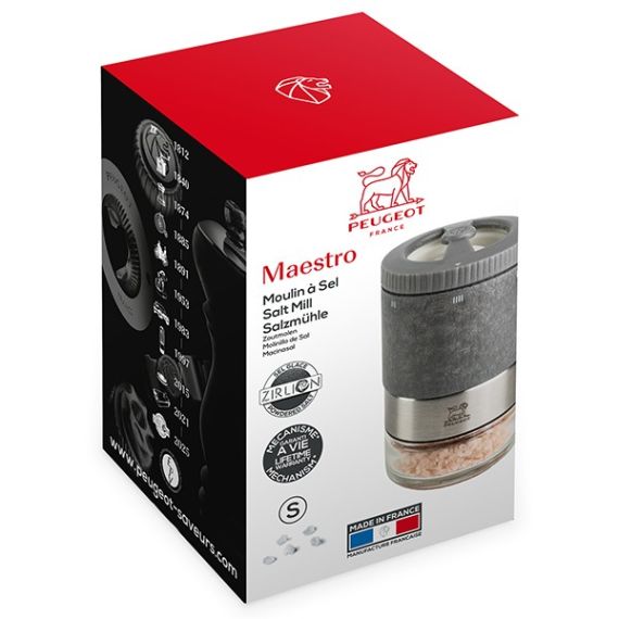 Мельница для соли 11 см, бук, цвет графит, MAESTRO PEUGEOT, Франция, изображение 11