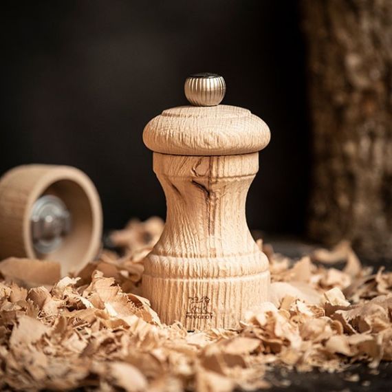 Мельница для соли 10 см, бук, деревянный, BISTRO NATURE PEUGEOT, Франция, изображение 5