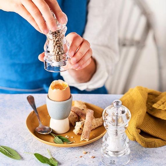 Мельница для перца 12 см, акрил, цвет прозрачный, NANCY PEUGEOT, Франция, изображение 8