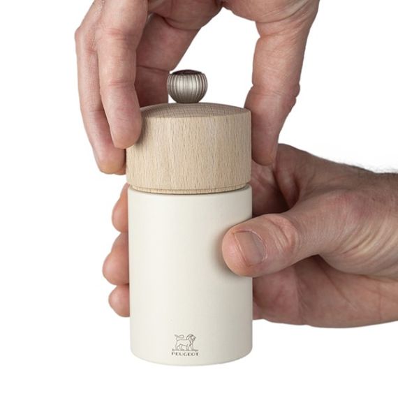 Мельница для соли 12 см, бук, цвет белый, BOREAL PEUGEOT, Франция, изображение 2