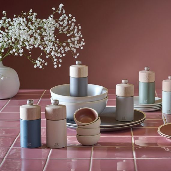 Мельница для соли 12 см, бук, цвет светло-серый, BOREAL PEUGEOT, Франция, изображение 10