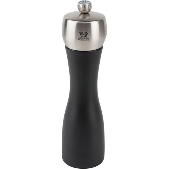 Мельница для соли 20 см, бук, цвет черный, FIDJI PEUGEOT, Франция