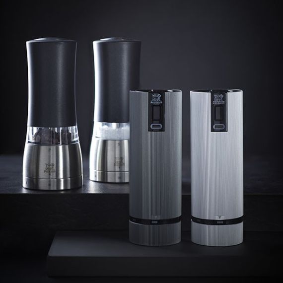 Мельница для соли электрическая 16 см, нержавеющая сталь, цвет черный, DAMAN PEUGEOT, Франция, изображение 8