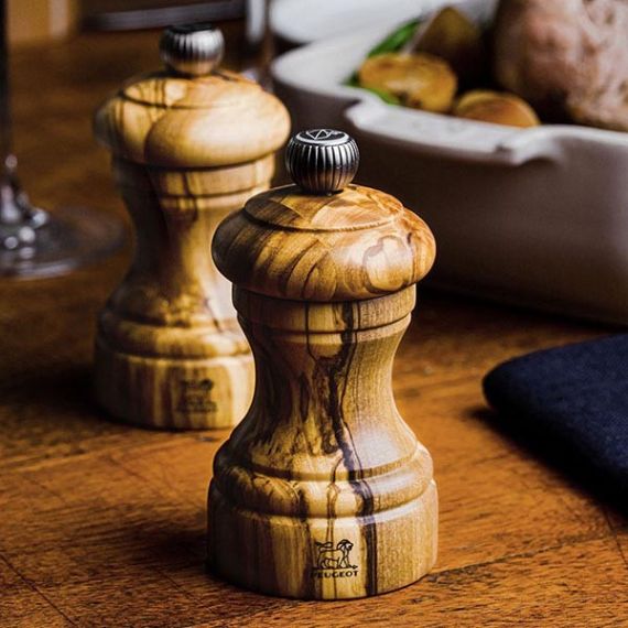 Мельница для соли 10 см, оливковое дерево, BISTRO OLIVE PEUGEOT, Франция, изображение 8