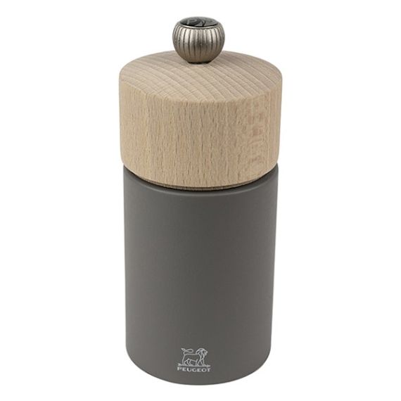 Мельница для перца 12 см, бук, цвет темно-серый, BOREAL PEUGEOT, Франция