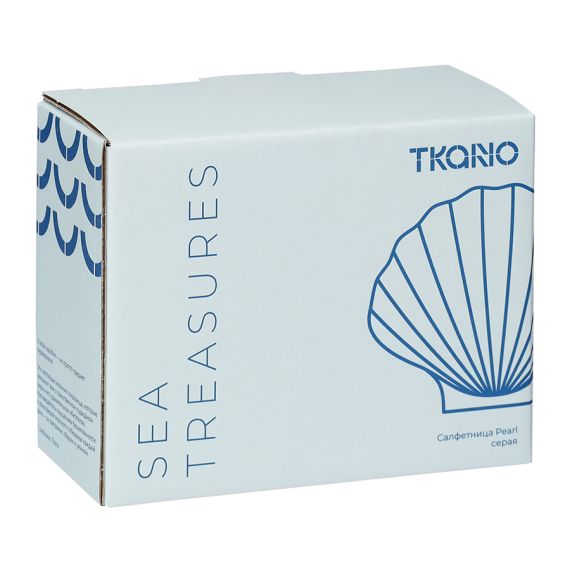 Салфетница Pearl серого цвета из коллекции Sea treasures, Tkano, изображение 5
