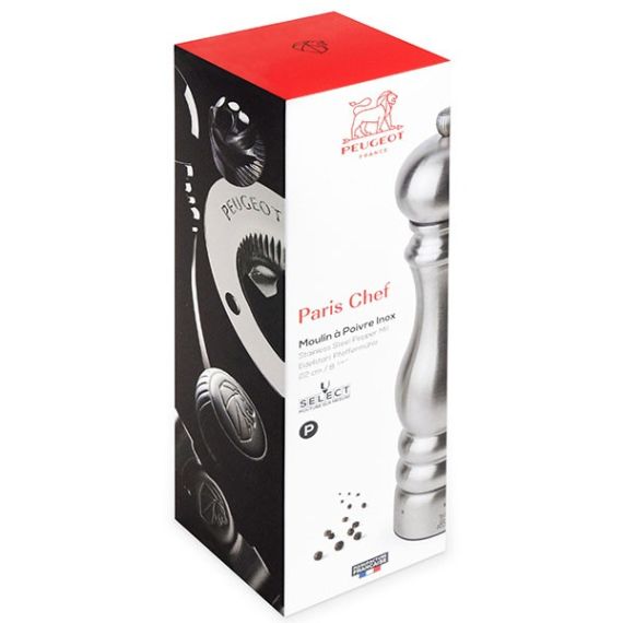 Мельница для перца 22 см, сталь, цвет серебристый, PARIS PEUGEOT, Франция, изображение 2
