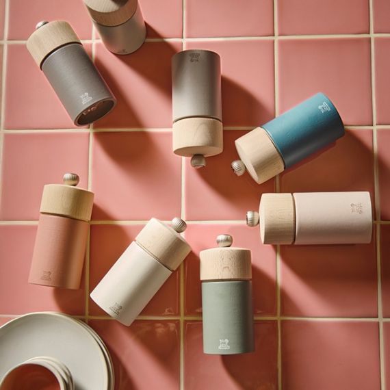 Мельница для соли 12 см, бук, цвет светло-серый, BOREAL PEUGEOT, Франция, изображение 8