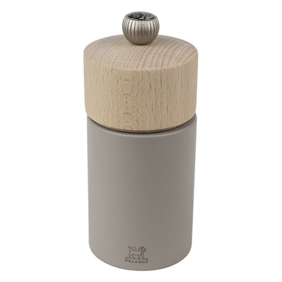 Мельница для соли 12 см, бук, цвет светло-серый, BOREAL PEUGEOT, Франция