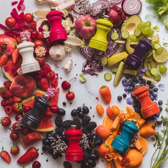 Мельница для соли 10 см, бук, цвет бирюзовый, BISTRORAMA PEUGEOT, Франция, изображение 8