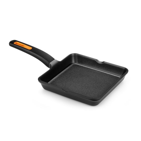 Сковорода квадратная с антипригарным покрытием для индукции 22*22 см, h=4,5 см, 1,33 л, Efficient Plus, BRA&Monix