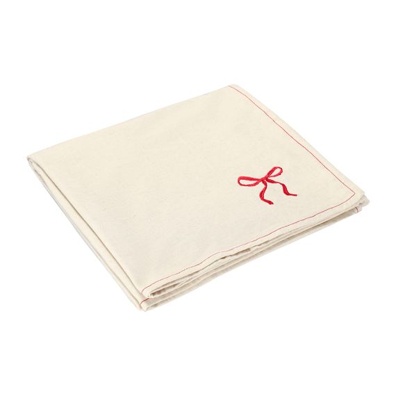 Скатерть Fancy Bows бежевого цвета из коллекции Essential, 180х180 см, Tkano, изображение 7