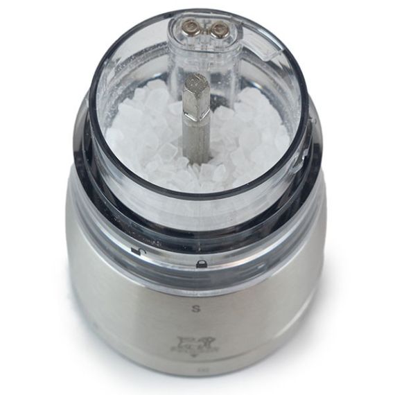 Мельница для соли электрическая 16 см, нержавеющая сталь, цвет черный, DAMAN PEUGEOT, Франция, изображение 6