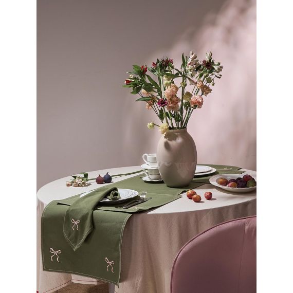 Скатерть Fancy Bows бежевого цвета из коллекции Essential, 180х240 см, Tkano, изображение 4