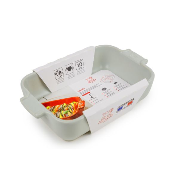 Прямоугольная форма для запекания 5,2 л, 40х25,7 см, h=7,5 см, SAGE GREEN, Peugeot, изображение 2