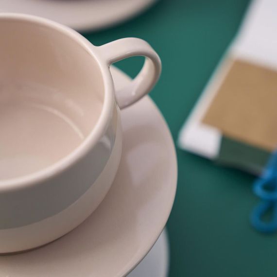 Блюдце 15 см, EMPILEO Rose Nude, цвет светло-бежевый, Guy Degrenne, изображение 4