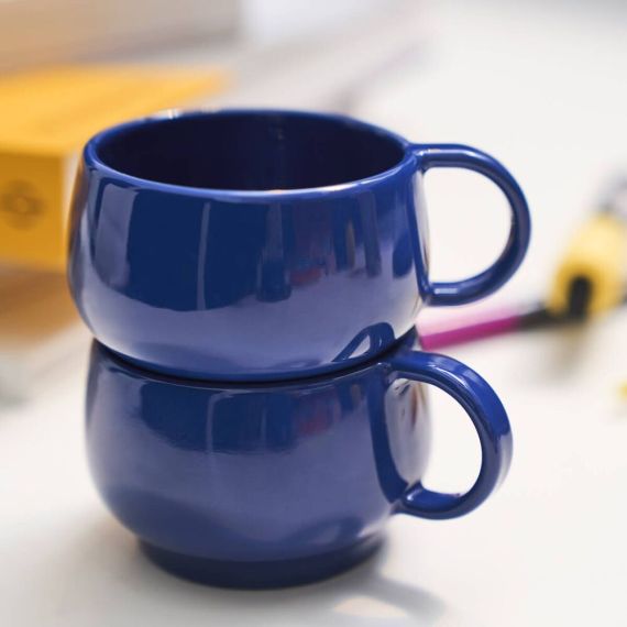 Чашка чайная 250 мл, EMPILEO Blue Gourmet, цвет синий, Guy Degrenne, изображение 4