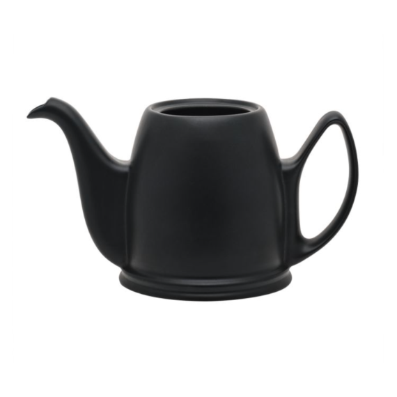 Чайник заварочный на 4 чашки с бронзовой крышкой, 700 мл, SALAM Mat Black, фарфор, Guy Degrenne, изображение 3