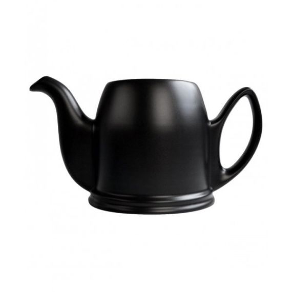 Чайник заварочный на 2 чашки без крышки, SALAM Mat Black, цвет черный, фарфор, Guy Degrenne