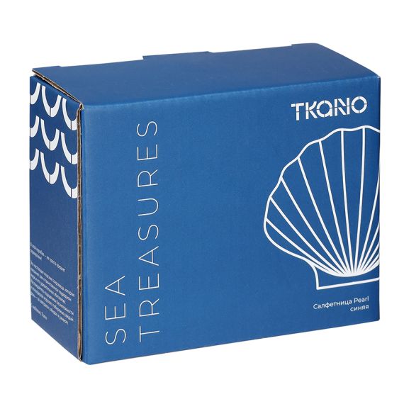 Салфетница Pearl синего цвета из коллекции Sea treasures, Tkano, изображение 5