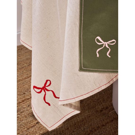 Скатерть Fancy Bows бежевого цвета из коллекции Essential, 180х240 см, Tkano, изображение 6