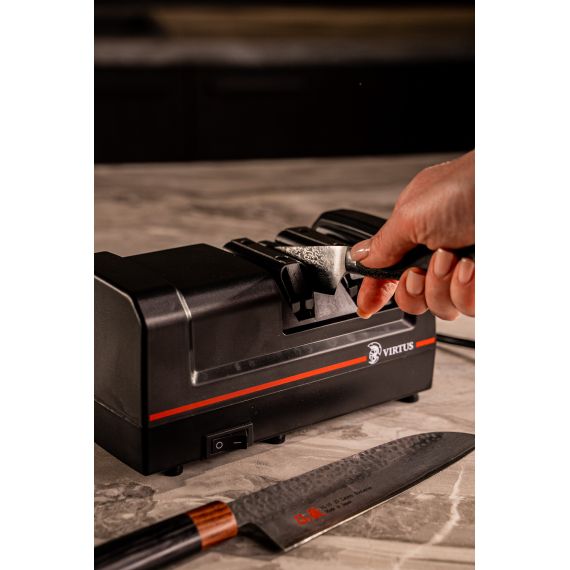 Электрическая точилка для ножей 2-х этапная, Virtus, изображение 2