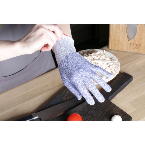 Перчатка для защиты рук при работе с терками и ножами (размер 7-8, 23 см), Virtus, изображение 3
