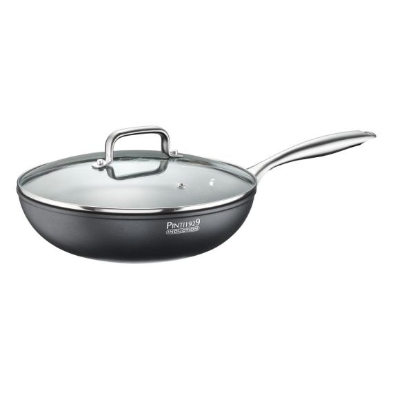 Сковорода глубокая  индукционная с антипригарным покрытием d=28 см, h=8 см, 3,6 л, Pintinox