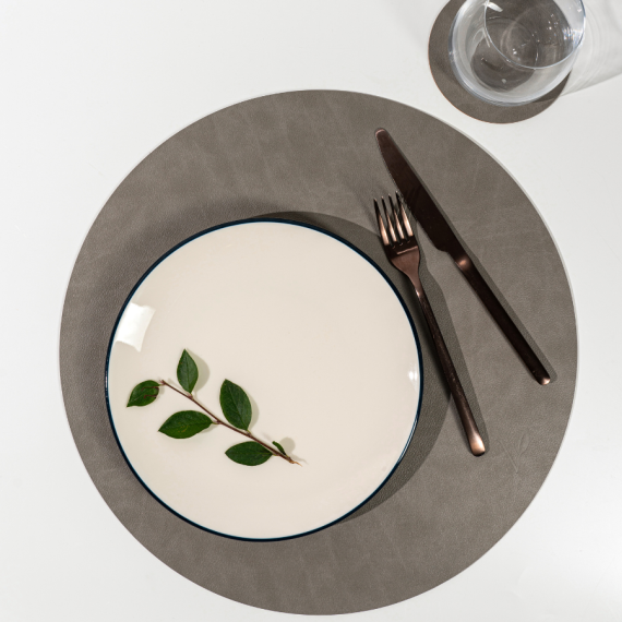 Подстаканник круг диаметр 11 см, цвет светло-серый, VERO, изображение 3