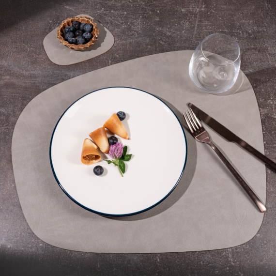 Подстановочная салфетка трапеция 42х36 см, цвет светло-серый, VERO, изображение 2