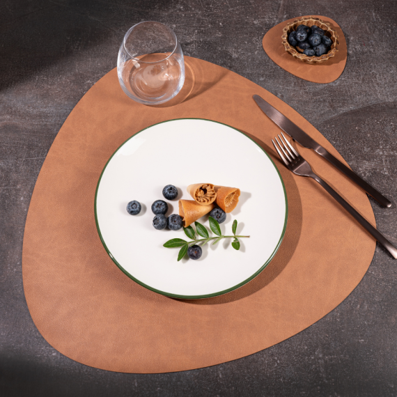 Подстановочная салфетка треугольник 41х41 см, цвет натуральный, VERO, изображение 2