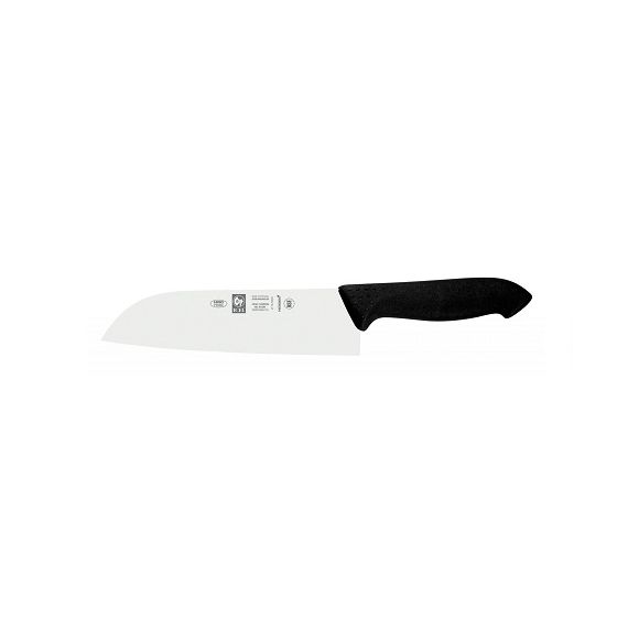 Нож японский Santoku 180/300 мм, черный, серия HoReCa, Icel