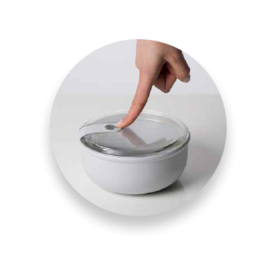 Контейнер круглый 1800  мл, цвет серый, серия Pull box, OMADA, изображение 2