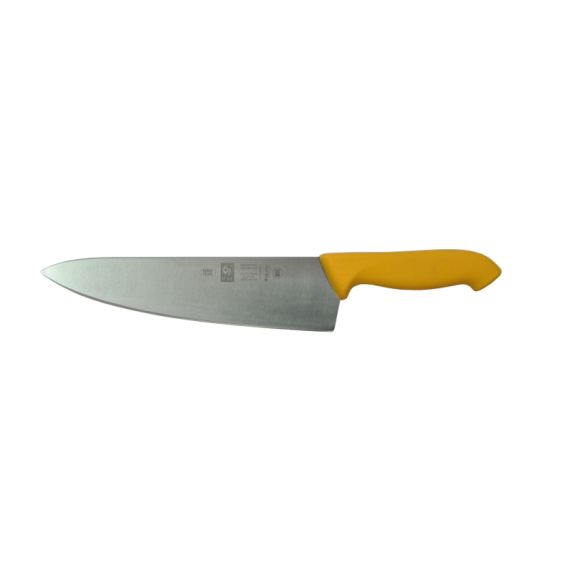 Нож-шеф поварской 250/395 мм, желтая антибактериальная ручка, серия HoReCa, Icel