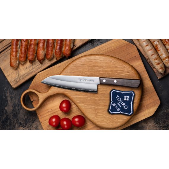 Кухонный нож-шеф японский Сантоку, Kanetsugu, изображение 4