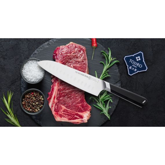 Кухонный нож-шеф японский Сантоку, Hatamoto, изображение 5